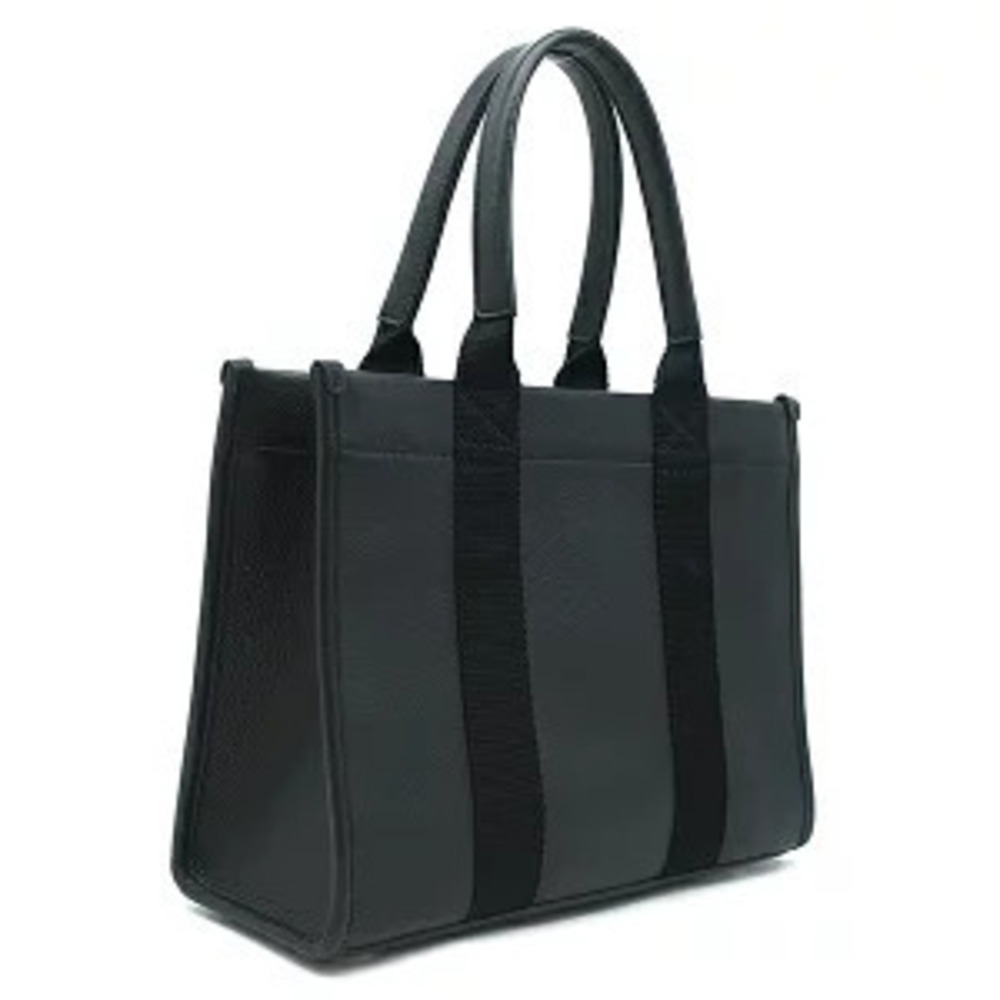 Balenciaga Shoulder Tote Strap Black Leather Silver Bag